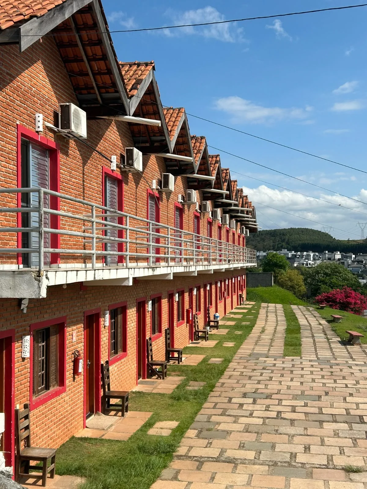 Vista das acomodações — Atibaia/SP