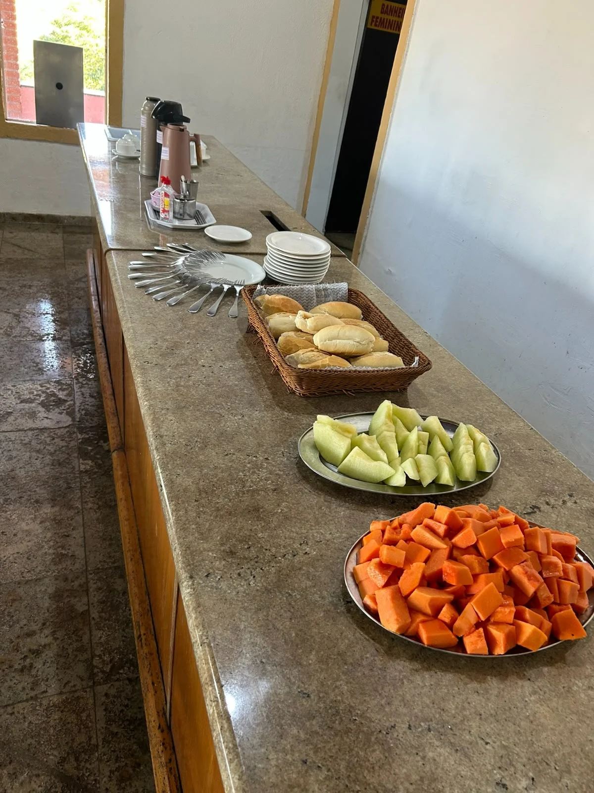 Alimentação na unidade — Atibaia/SP