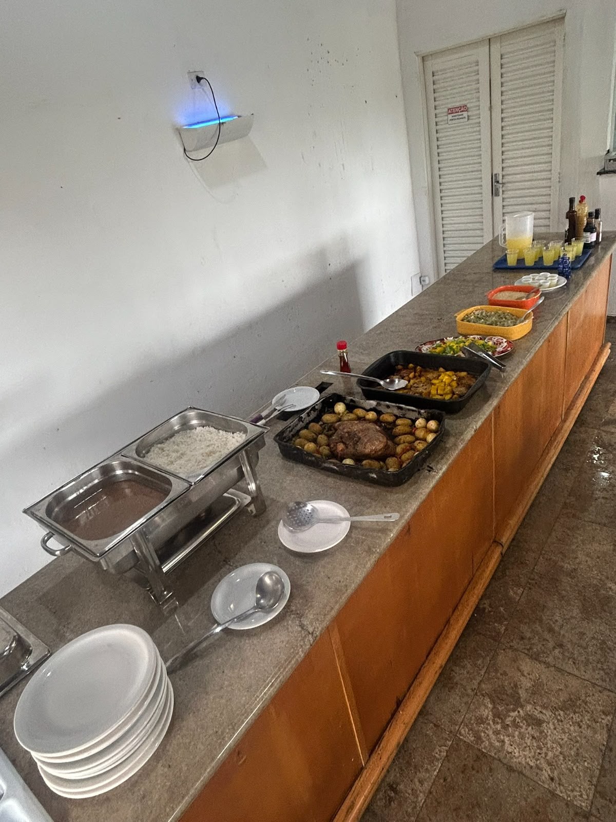 Alimentação na unidade — Atibaia/SP