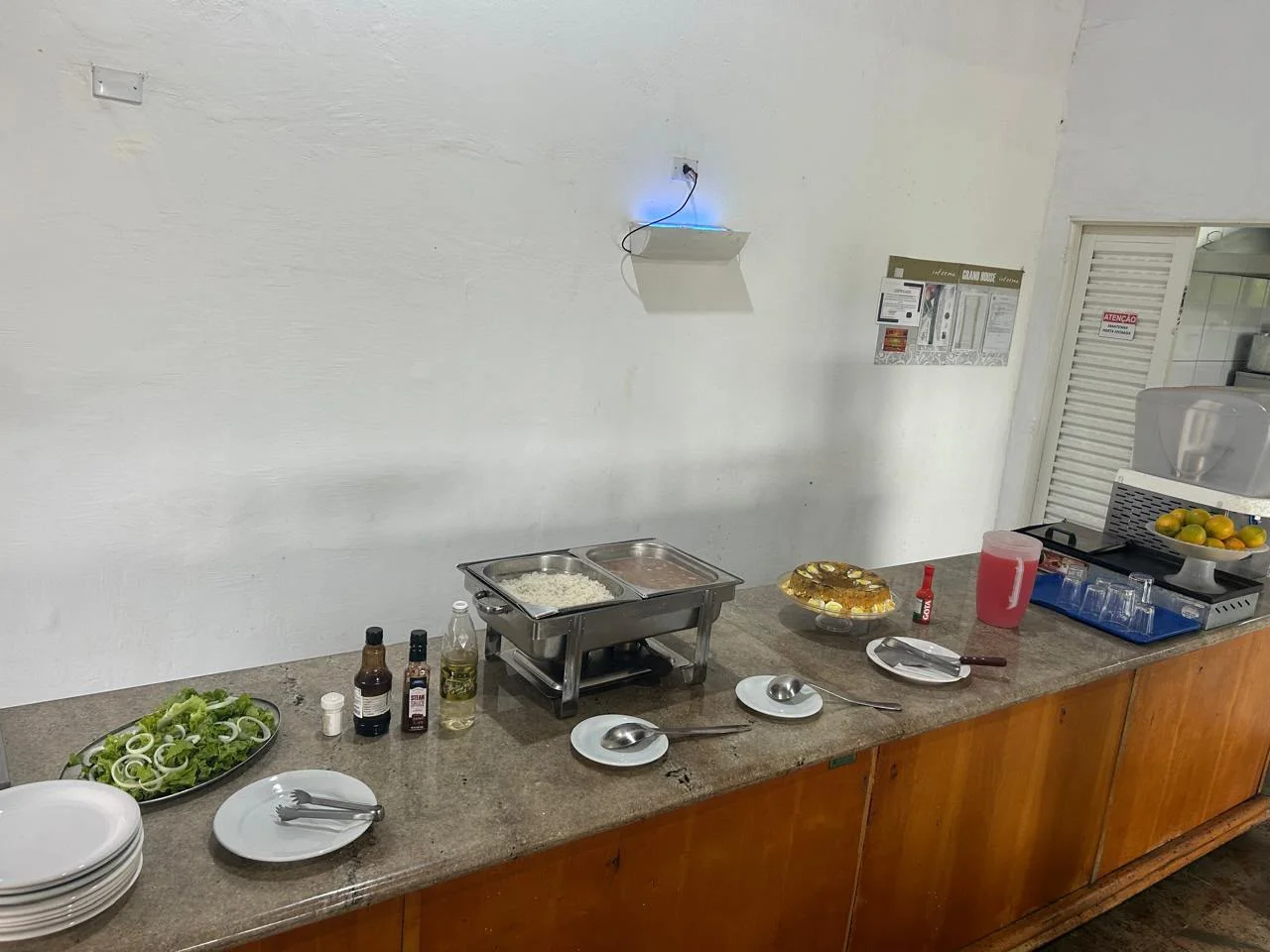 Alimentação na unidade — Atibaia/SP