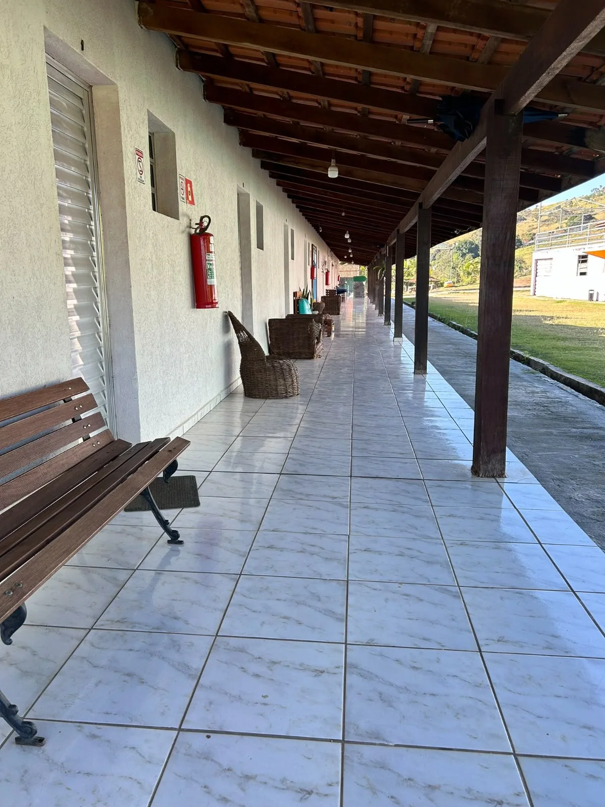 Vista das acomodações — Atibaia/SP