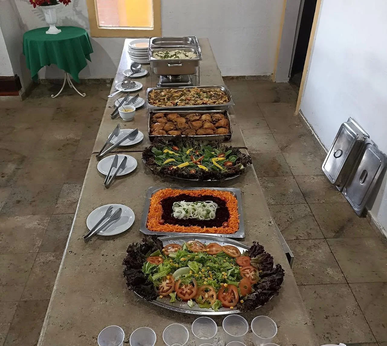 Alimentação na unidade — Atibaia/SP