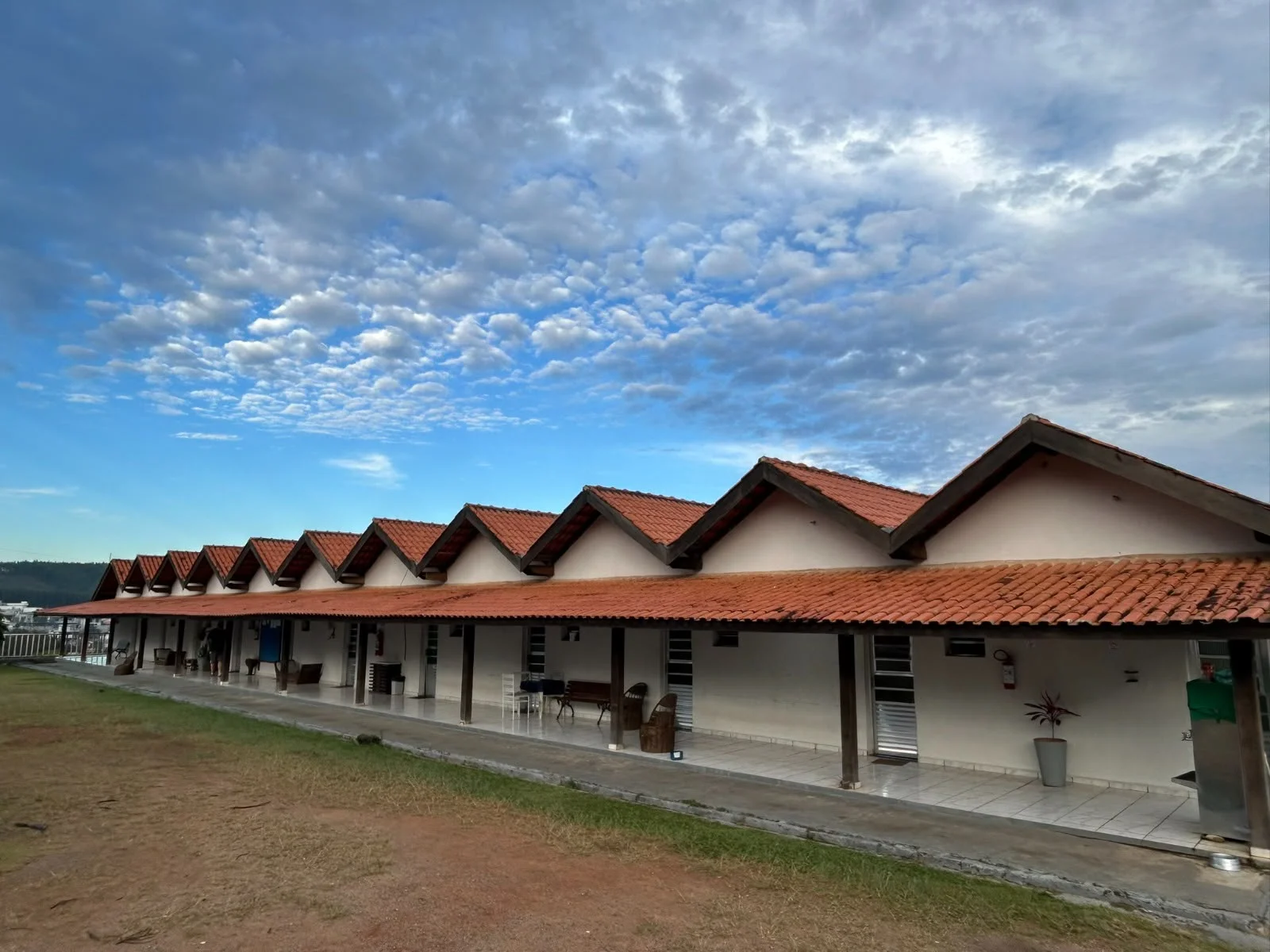 Vista das acomodações — Atibaia/SP