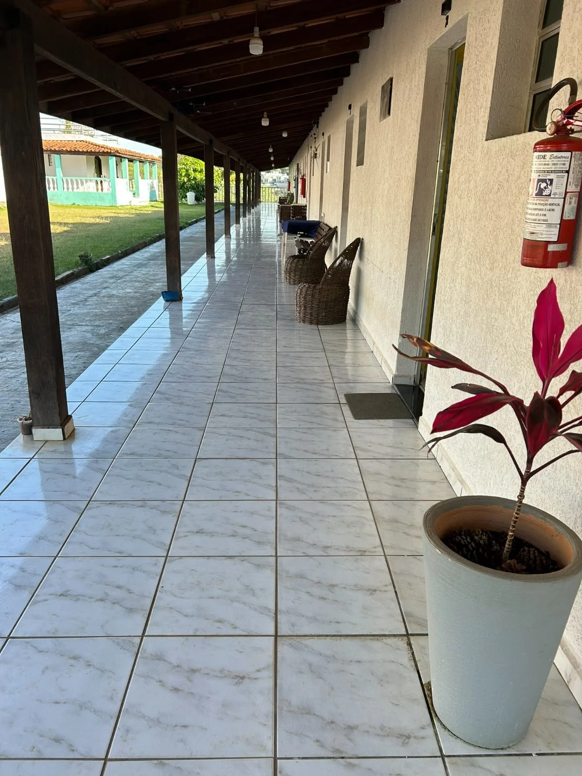 Vista das acomodações — Atibaia/SP