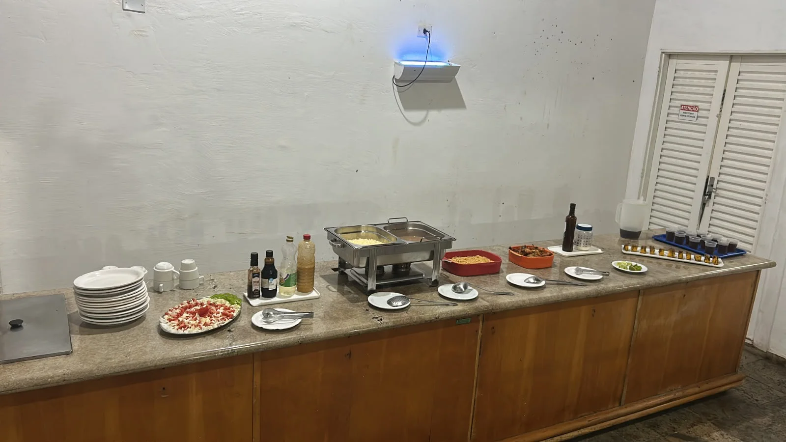 Alimentação na unidade — Atibaia/SP